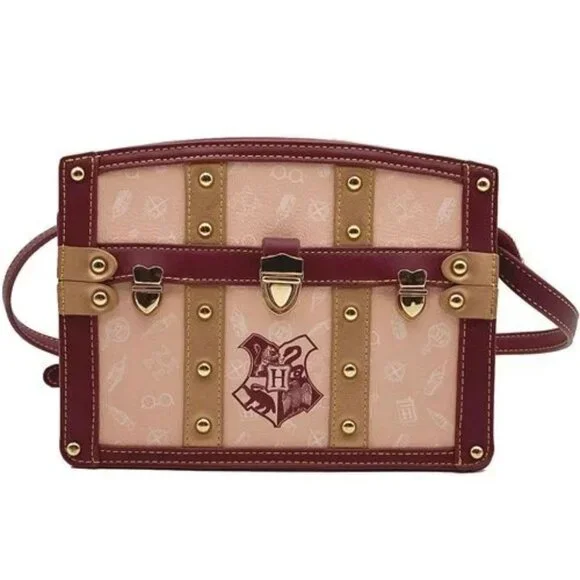 Harry Potter Hogwarts Express Luggage Style Crossbody Bag NWT - Picture 1 of 3